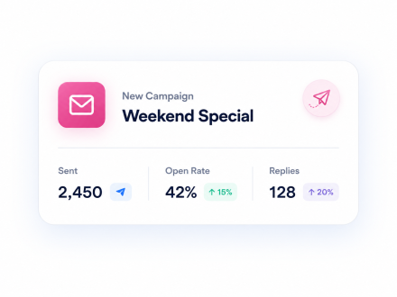 Email campaign stats