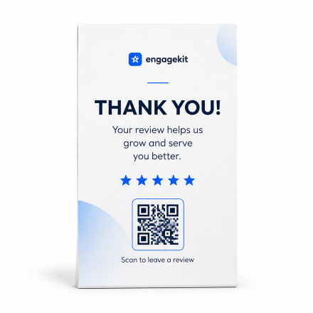 Thank-you review card